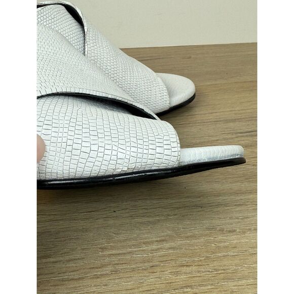 Seychelles Embark Heeled Sandals Women’s Size 8.5 White Summer Cross Straps - Picture 12 of 13